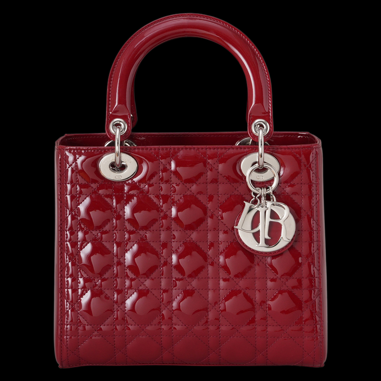 CHRISTIAN DIOR(USED)크리스찬디올 페이던트 레이디디올 미듐